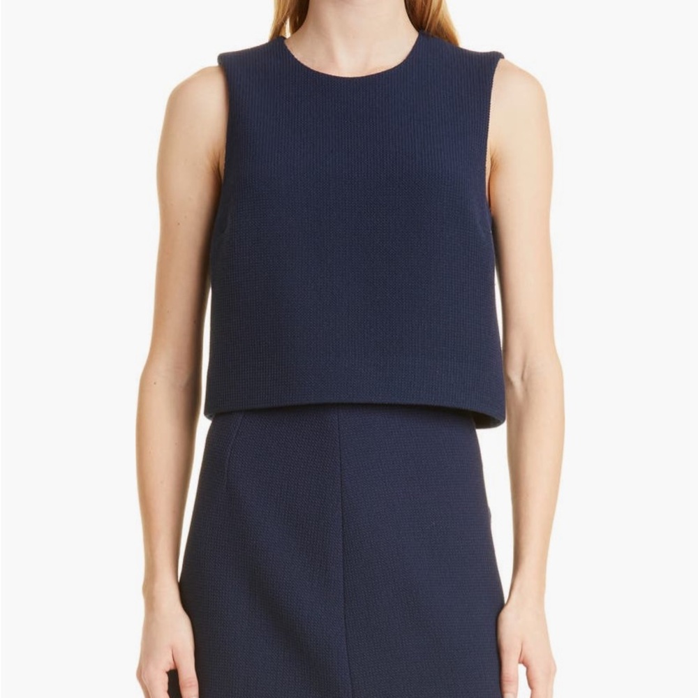 Club Monaco Navy Sleeveless Shell